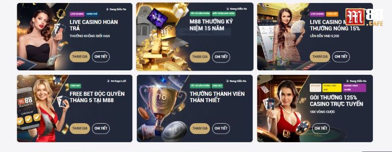 Khuyến mãi ngập tràn khuôn viên casino